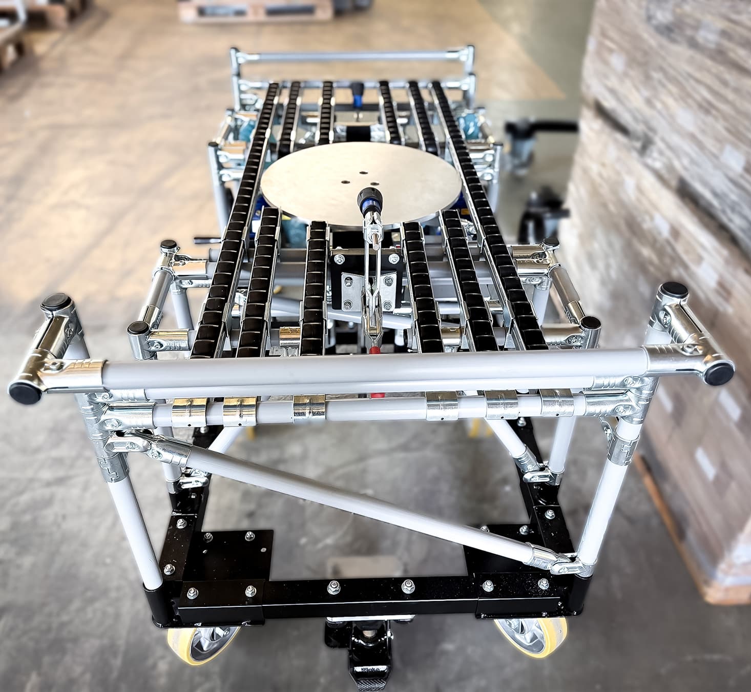 Vue latérale du mécanisme