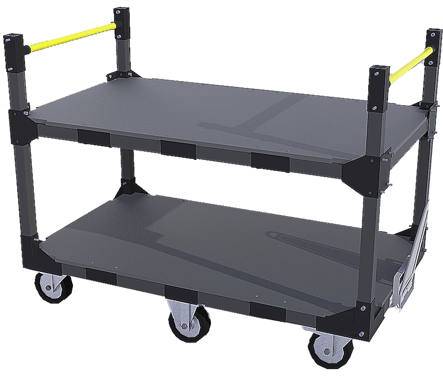 Chariot industriel pour charges lourdes