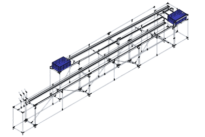 Convoyeur gravitaire 2