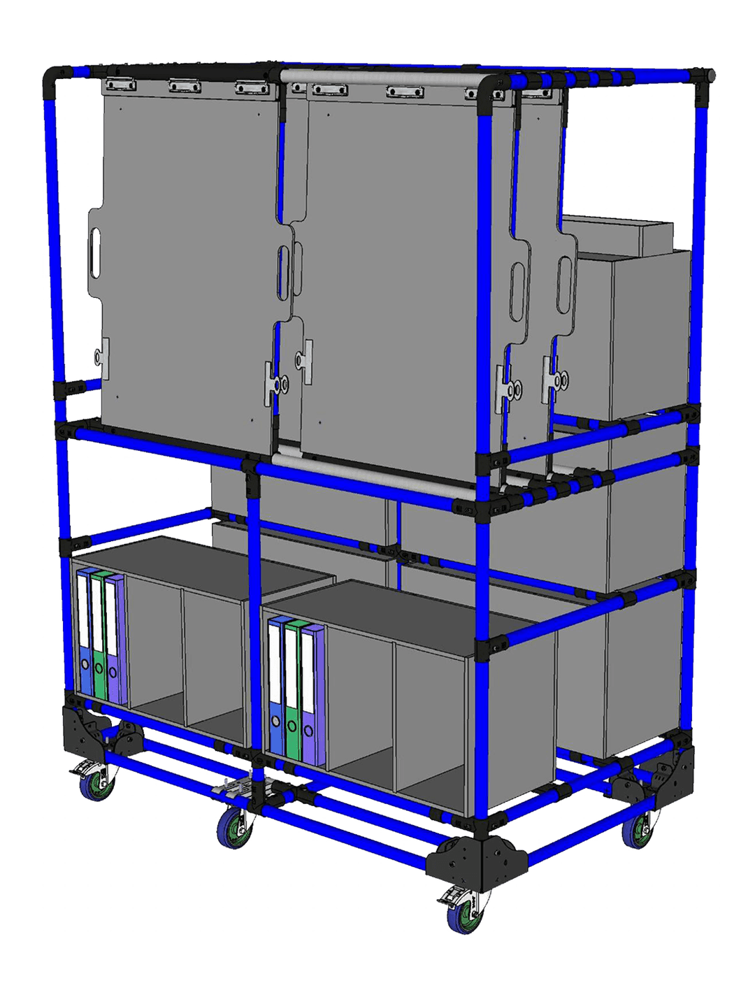 Chariot de kitting modulaire
