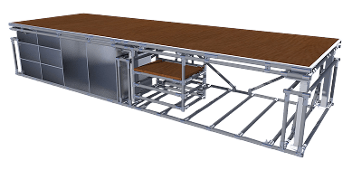 Table de préparation de commande ergonomique