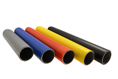 TSX COLOR : Tube acier renforcé avec revêtement plastique coloré