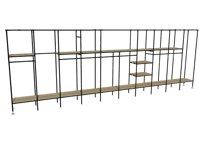 Étagère Murale Industrielle