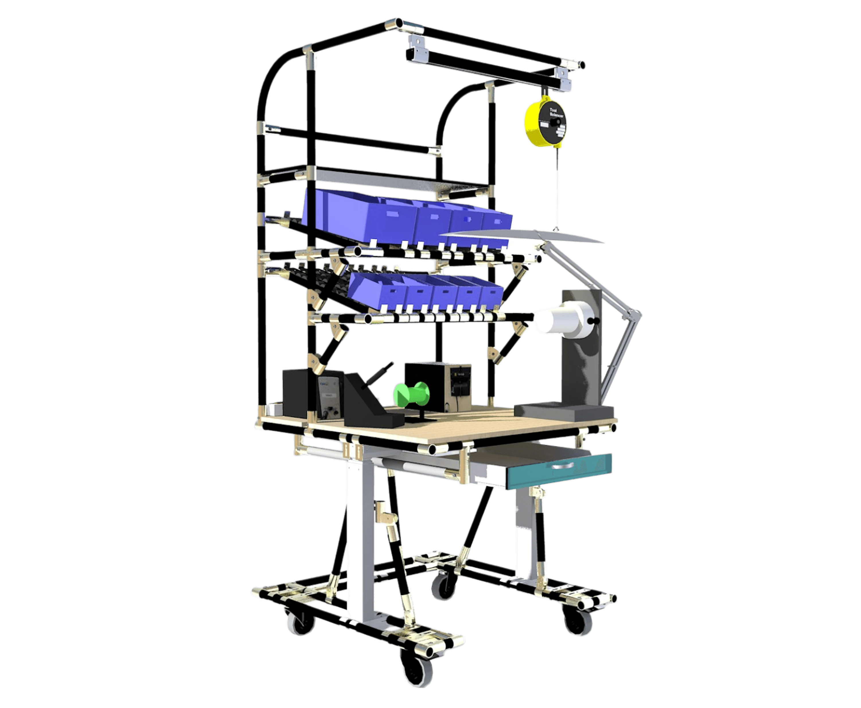 Table d'Emballage Ergonomique