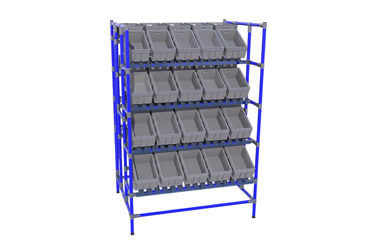 Stockage Dynamique pour Cartons et Bacs